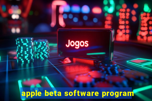 apple beta software program